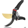 8-Inch Titanium Bypass Pruning Shears for Gardening – Ergonomic Hand Pruner for Precision Cutting