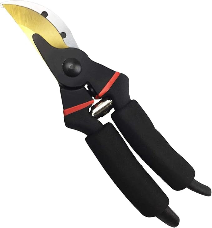 8-Inch Titanium Bypass Pruning Shears for Gardening – Ergonomic Hand Pruner for Precision Cutting
